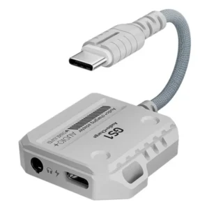 Plextone GS1 USB-C to 3.5mm Audio + USB-C 60W Charging Splitter