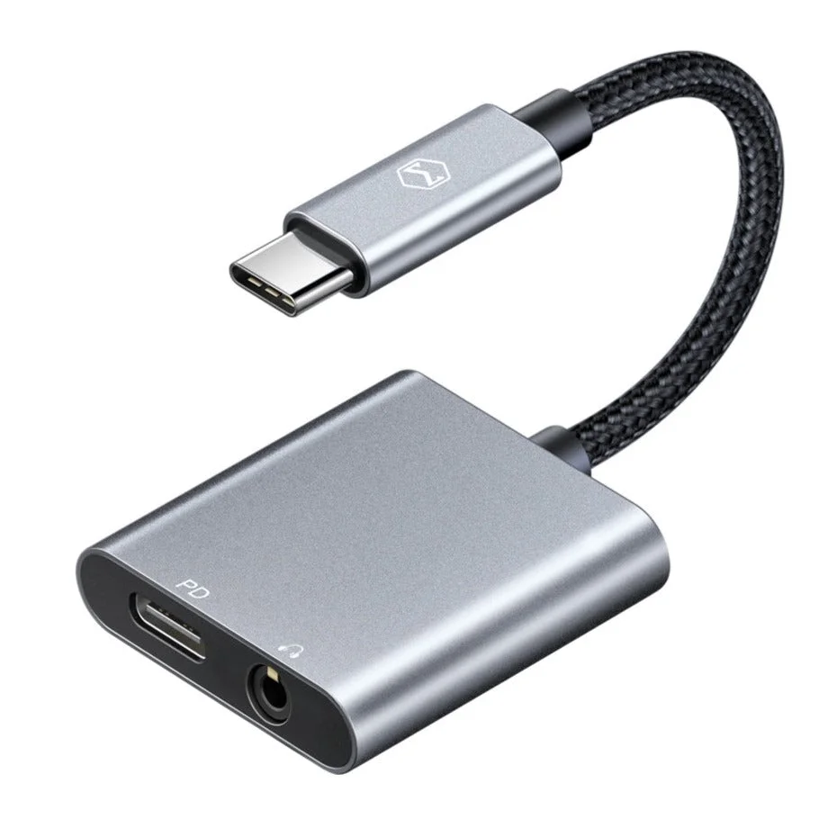 Mcdodo USB-C to 3.5mm Audio + USB-C 60W Charging Splitter