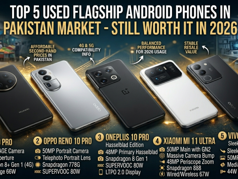 Top 5 Best Used Flagship Android Phones Still Worth Buying in Pakistan 2026