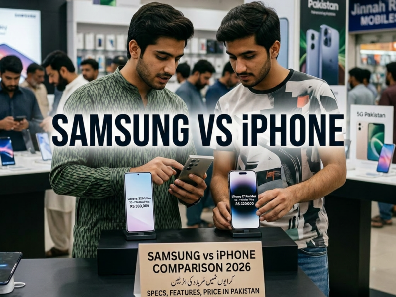 Samsung vs iPhone in Pakistan – Which Phone Brand is Better in 2026?
